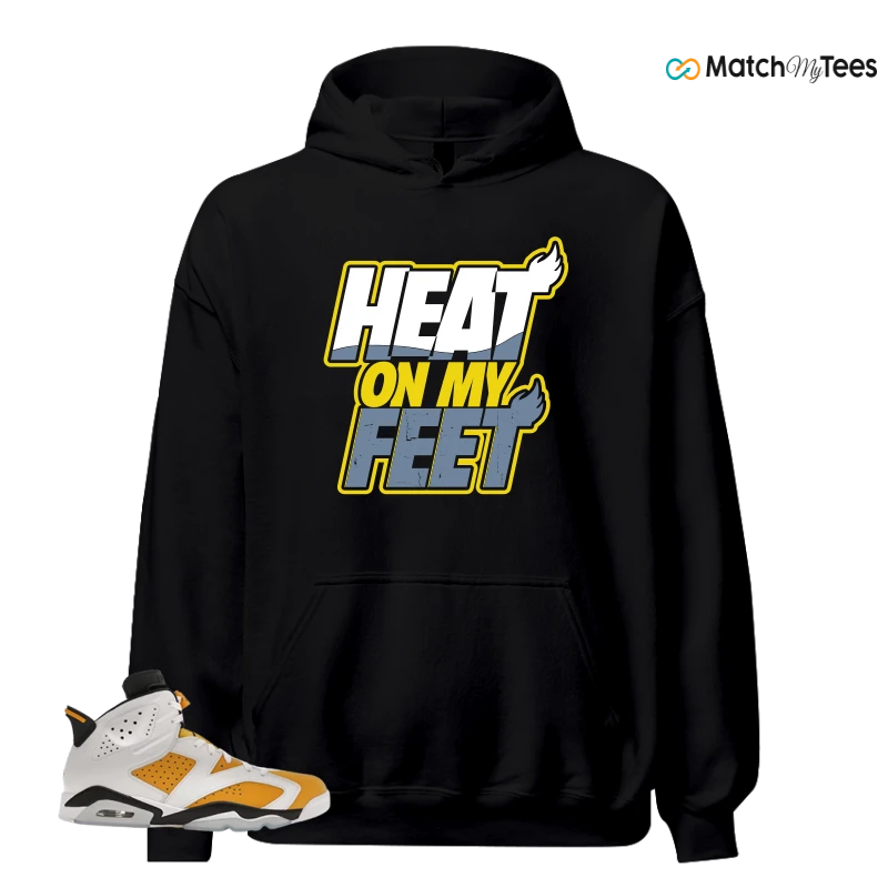 NIKE AIR JORDAN 6 YELLOW OCHRE SNEAKER Matching Tees hoodie