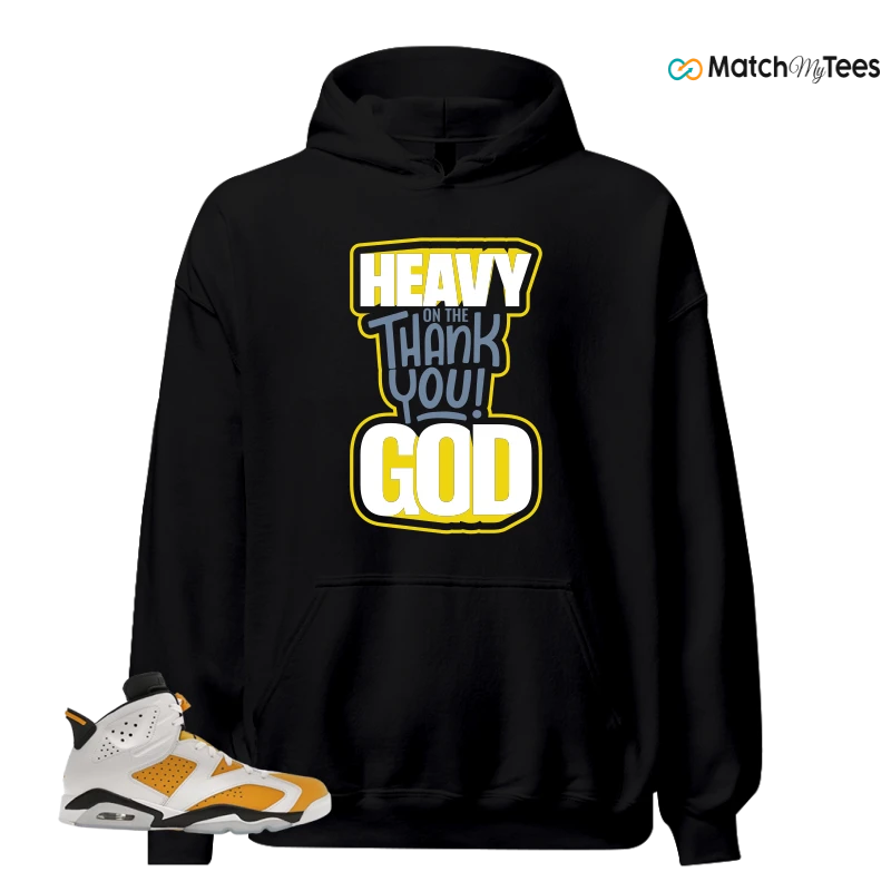 NIKE AIR JORDAN 6 YELLOW OCHRE SNEAKER Matching Tees hoodie