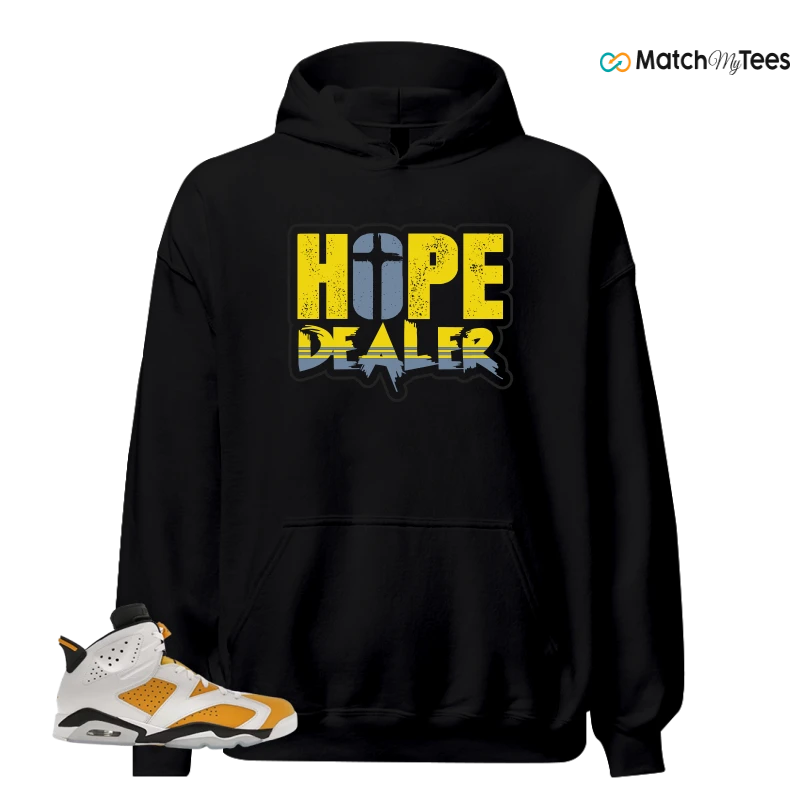 NIKE AIR JORDAN 6 YELLOW OCHRE SNEAKER Matching Tees hoodie