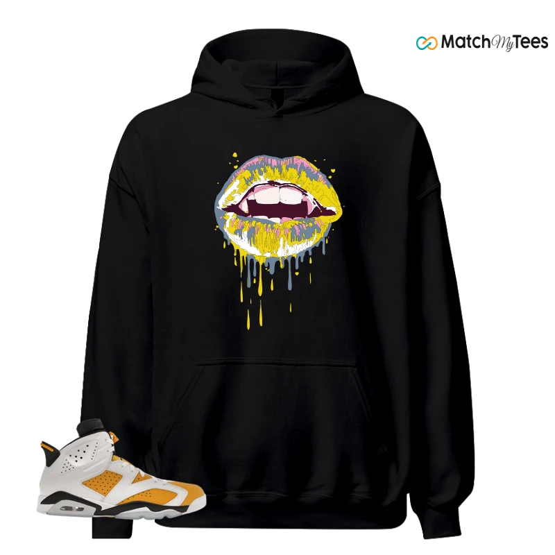 NIKE AIR JORDAN 6 YELLOW OCHRE SNEAKER Matching Tees hoodie