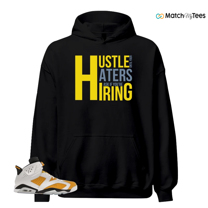 NIKE AIR JORDAN 6 YELLOW OCHRE SNEAKER Matching Tees hoodie