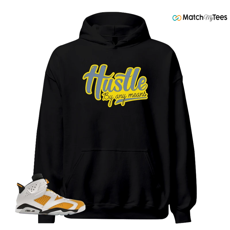 NIKE AIR JORDAN 6 YELLOW OCHRE SNEAKER Matching Tees hoodie
