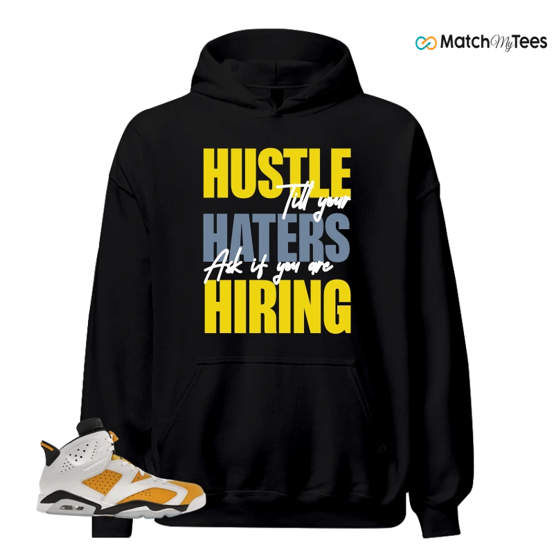 NIKE AIR JORDAN 6 YELLOW OCHRE SNEAKER Matching Tees hoodie