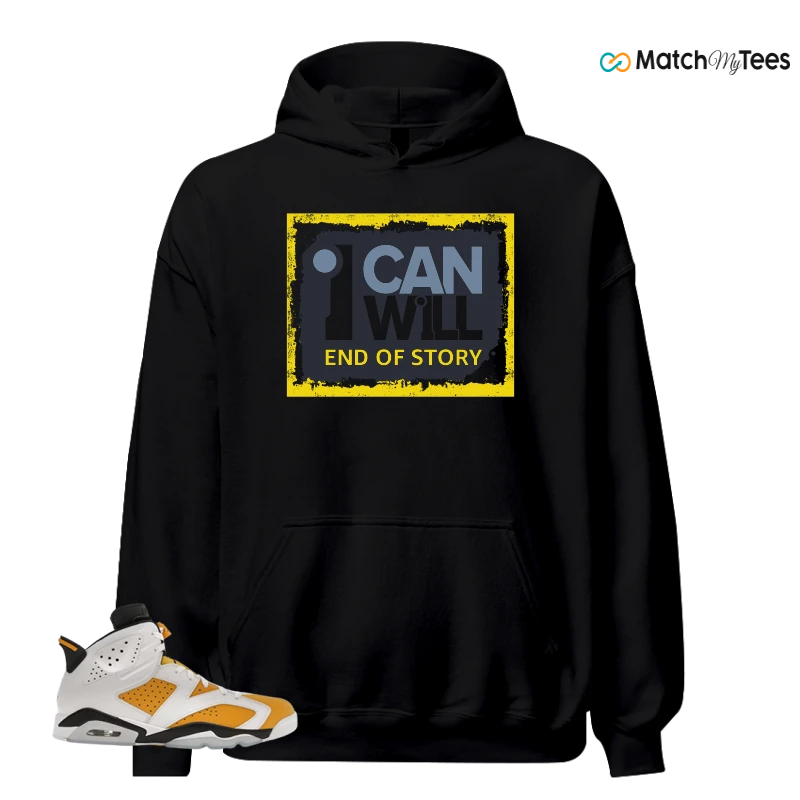 NIKE AIR JORDAN 6 YELLOW OCHRE SNEAKER Matching Tees hoodie
