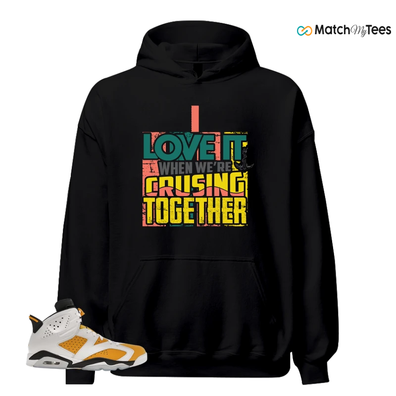 NIKE AIR JORDAN 6 YELLOW OCHRE SNEAKER Matching Tees hoodie
