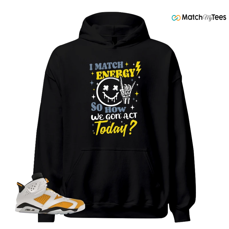 NIKE AIR JORDAN 6 YELLOW OCHRE SNEAKER Matching Tees hoodie
