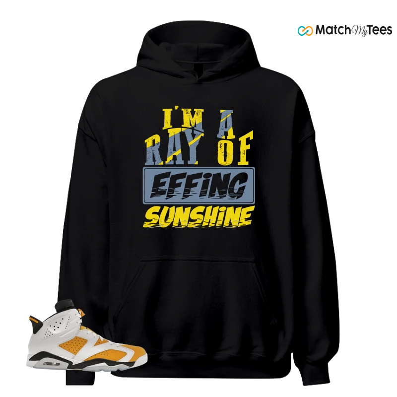NIKE AIR JORDAN 6 YELLOW OCHRE SNEAKER Matching Tees hoodie