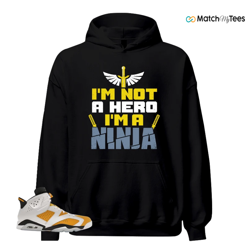 NIKE AIR JORDAN 6 YELLOW OCHRE SNEAKER Matching Tees hoodie