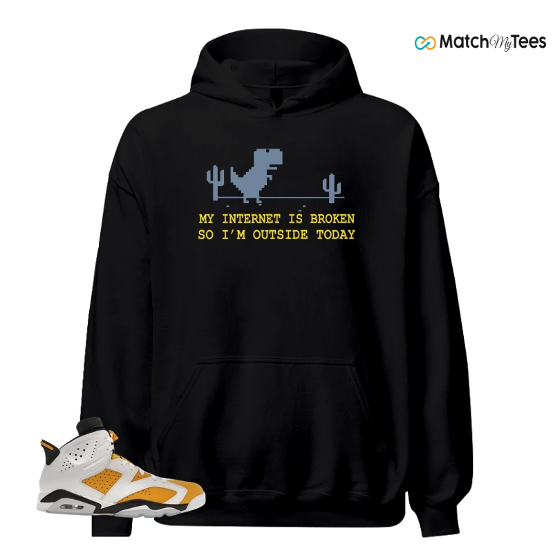 NIKE AIR JORDAN 6 YELLOW OCHRE SNEAKER Matching Tees hoodie