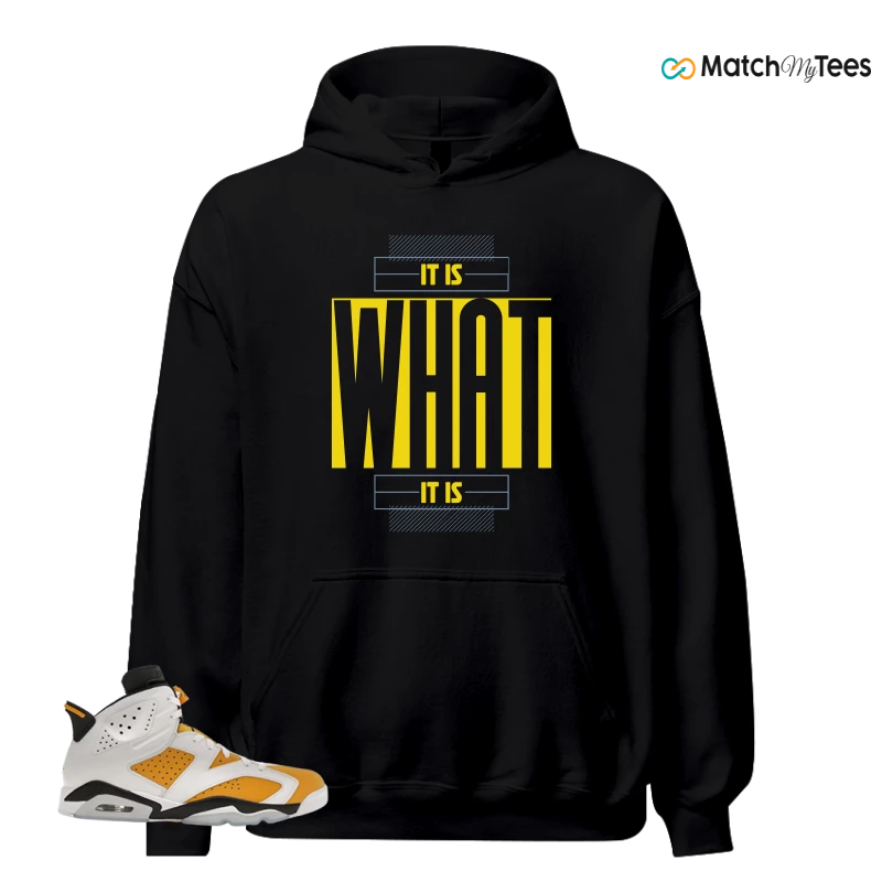 NIKE AIR JORDAN 6 YELLOW OCHRE SNEAKER Matching Tees hoodie