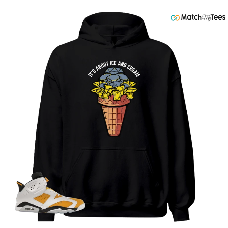 NIKE AIR JORDAN 6 YELLOW OCHRE SNEAKER Matching Tees hoodie