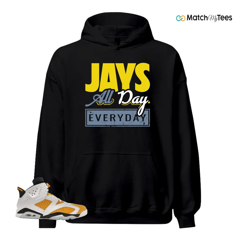 NIKE AIR JORDAN 6 YELLOW OCHRE SNEAKER Matching Tees hoodie