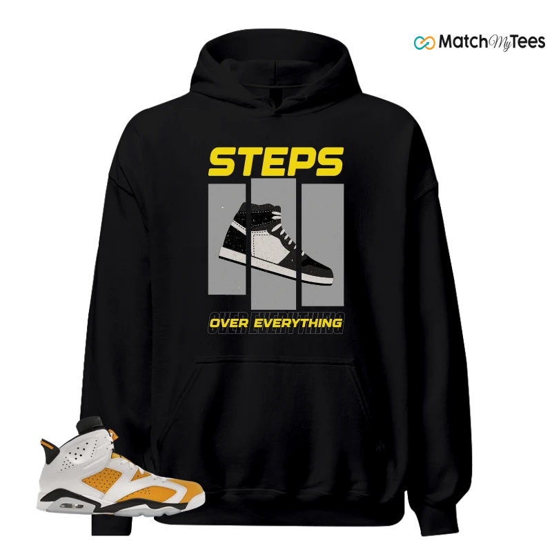 NIKE AIR JORDAN 6 YELLOW OCHRE SNEAKER Matching Tees hoodie