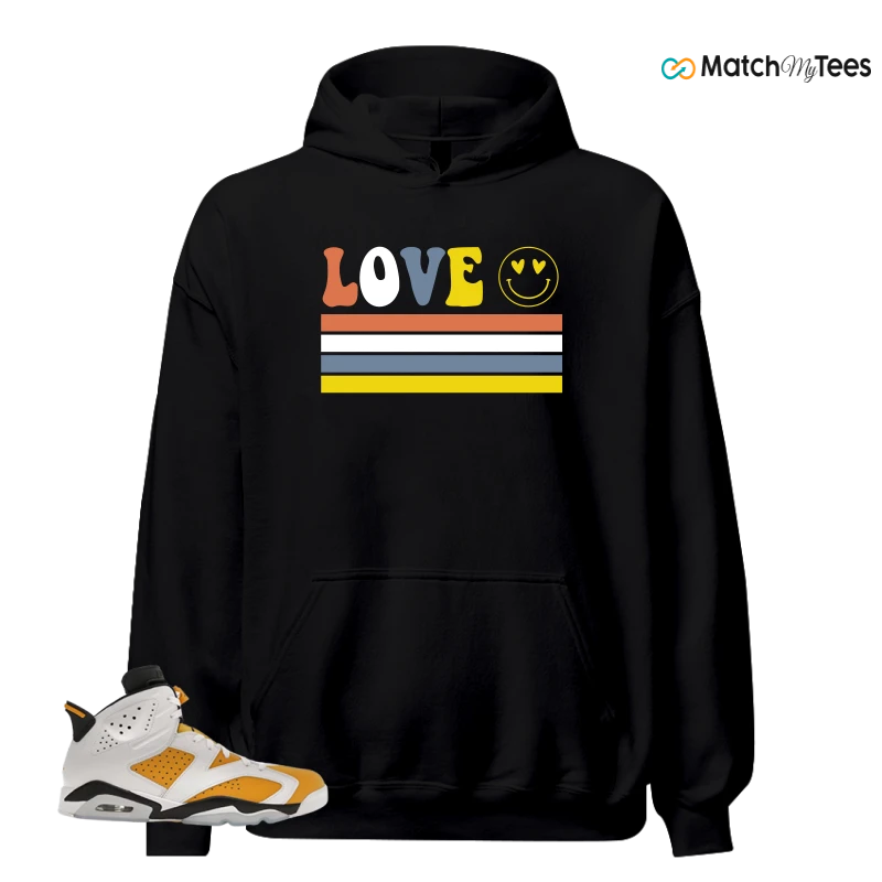 NIKE AIR JORDAN 6 YELLOW OCHRE SNEAKER Matching Tees hoodie