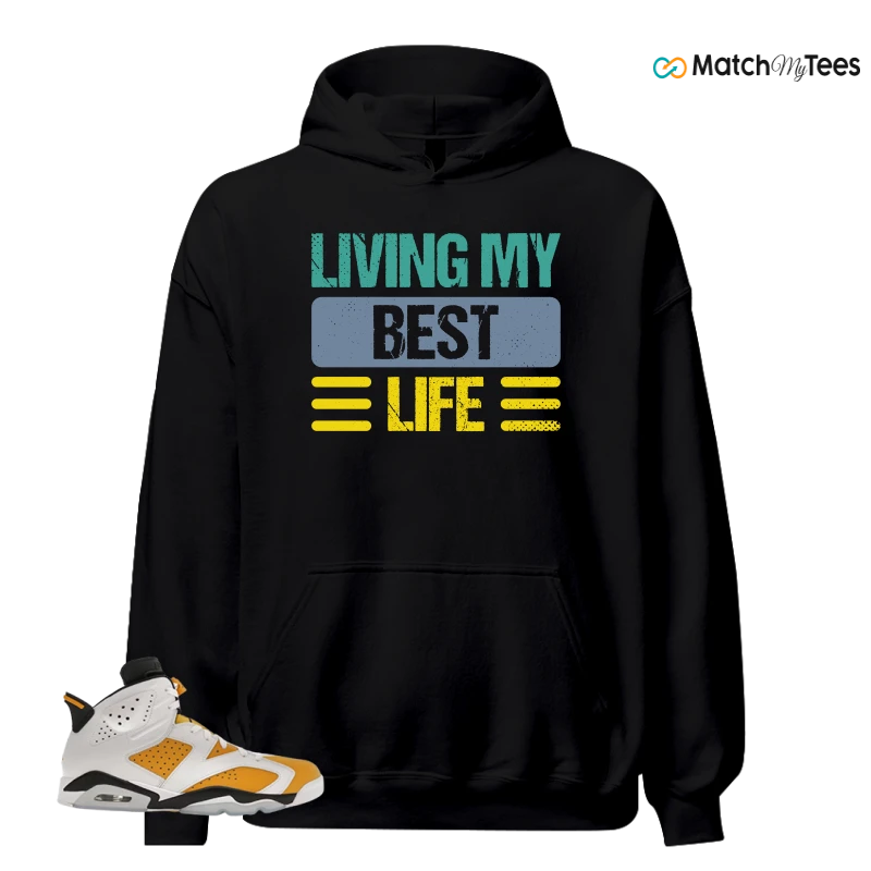 NIKE AIR JORDAN 6 YELLOW OCHRE SNEAKER Matching Tees hoodie
