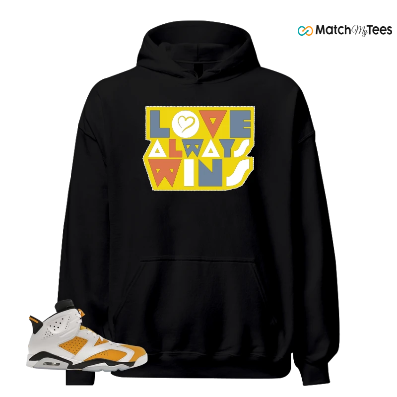 NIKE AIR JORDAN 6 YELLOW OCHRE SNEAKER Matching Tees hoodie