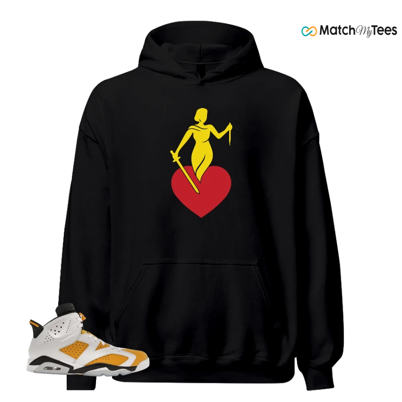 NIKE AIR JORDAN 6 YELLOW OCHRE SNEAKER Matching Tees hoodie