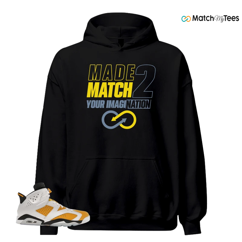 NIKE AIR JORDAN 6 YELLOW OCHRE SNEAKER Matching Tees hoodie