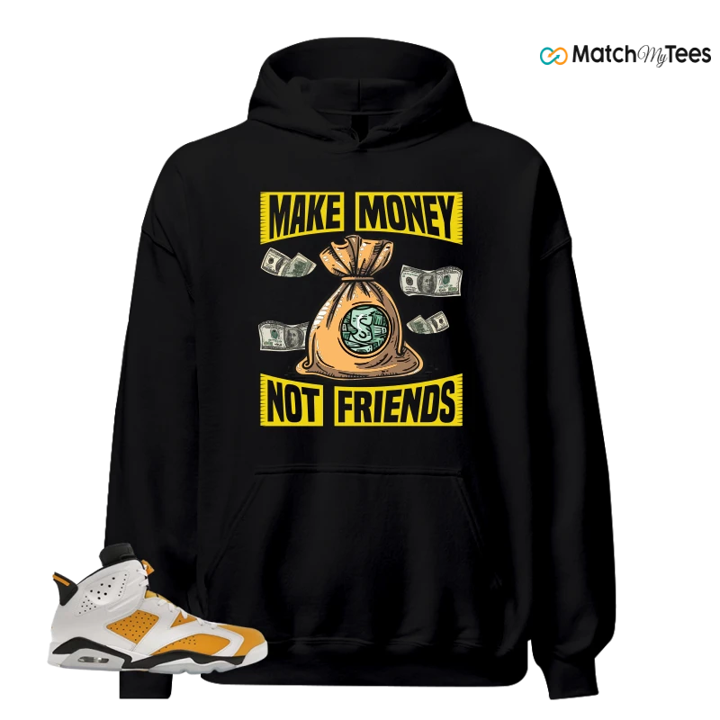 NIKE AIR JORDAN 6 YELLOW OCHRE SNEAKER Matching Tees hoodie