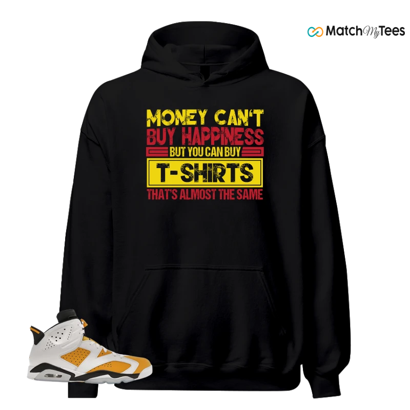 NIKE AIR JORDAN 6 YELLOW OCHRE SNEAKER Matching Tees hoodie