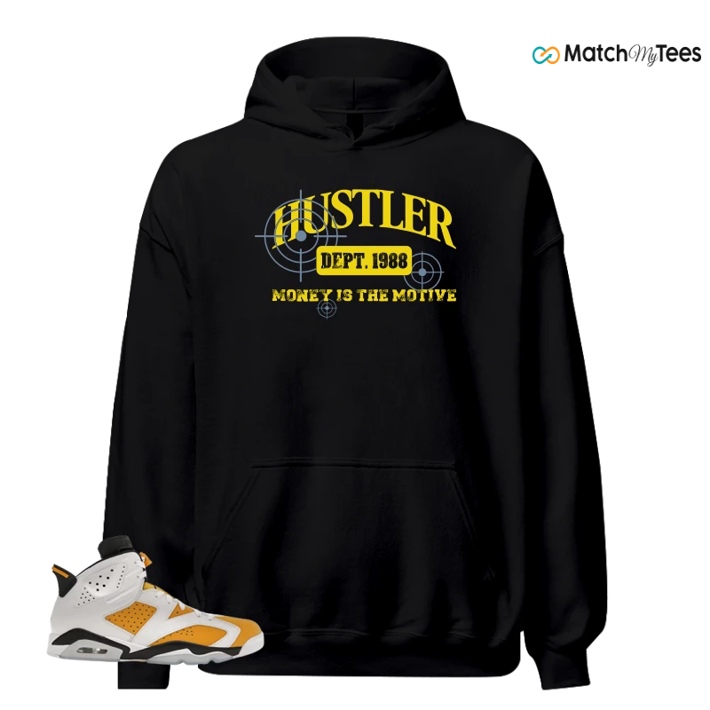 NIKE AIR JORDAN 6 YELLOW OCHRE SNEAKER Matching Tees hoodie