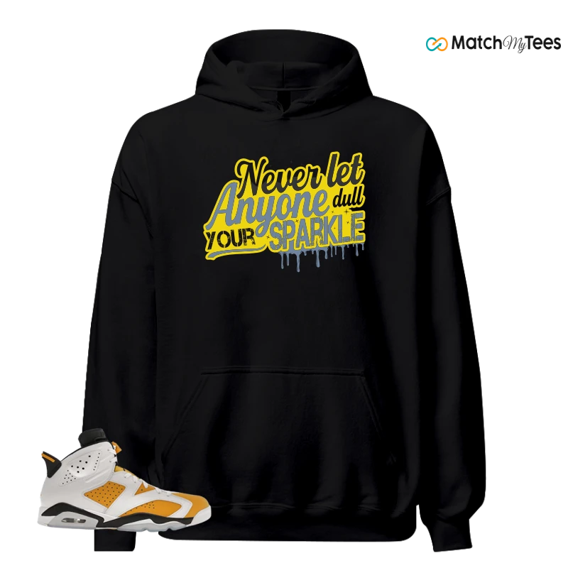 NIKE AIR JORDAN 6 YELLOW OCHRE SNEAKER Matching Tees hoodie