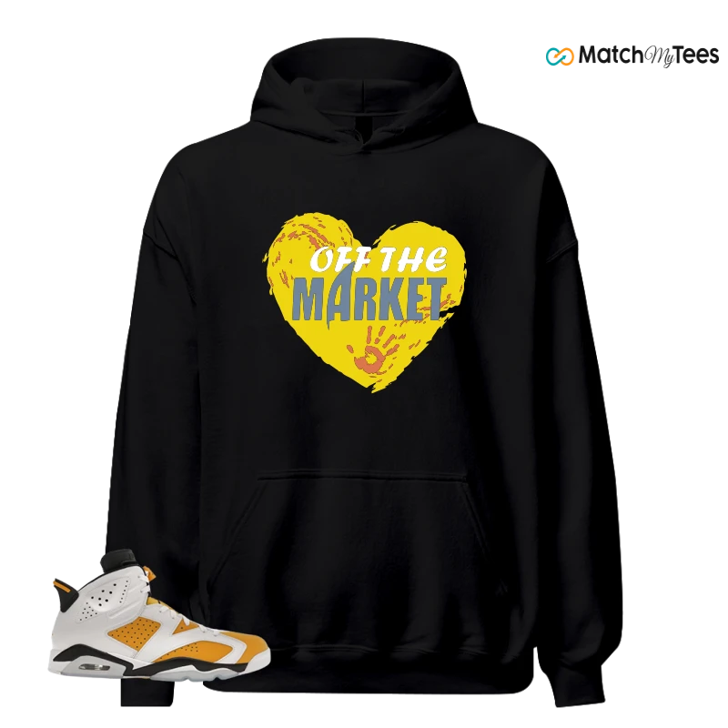 NIKE AIR JORDAN 6 YELLOW OCHRE SNEAKER Matching Tees hoodie
