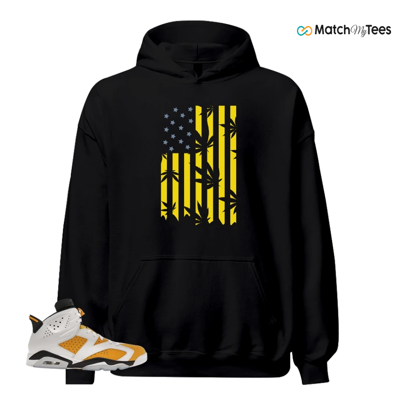 NIKE AIR JORDAN 6 YELLOW OCHRE SNEAKER Matching Tees hoodie