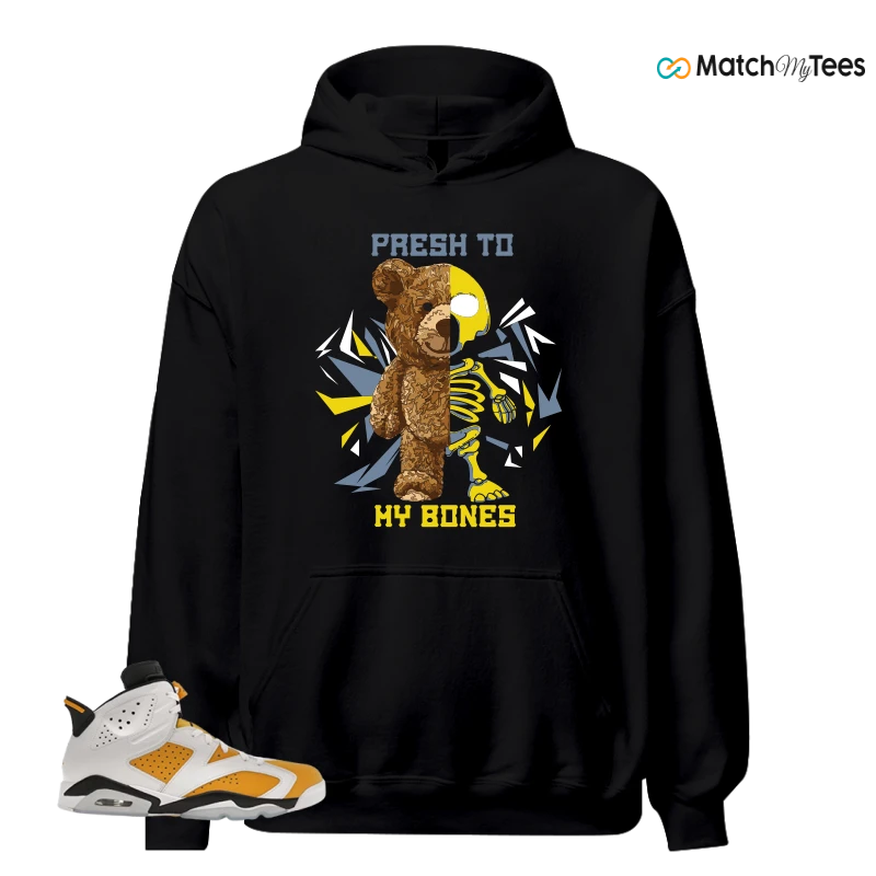 NIKE AIR JORDAN 6 YELLOW OCHRE SNEAKER Matching Tees hoodie