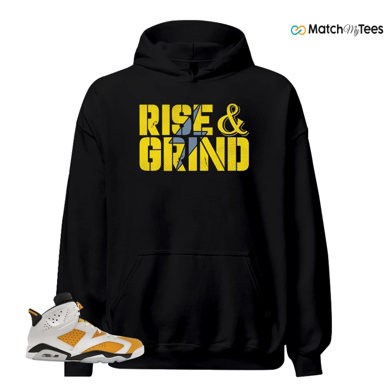 NIKE AIR JORDAN 6 YELLOW OCHRE SNEAKER Matching Tees hoodie