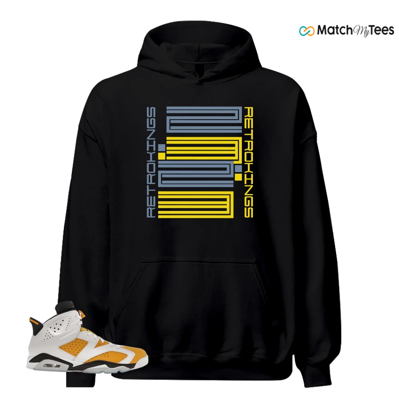 NIKE AIR JORDAN 6 YELLOW OCHRE SNEAKER Matching Tees hoodie