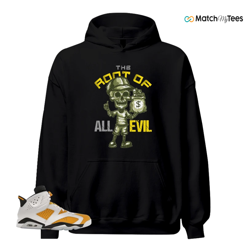 NIKE AIR JORDAN 6 YELLOW OCHRE SNEAKER Matching Tees hoodie