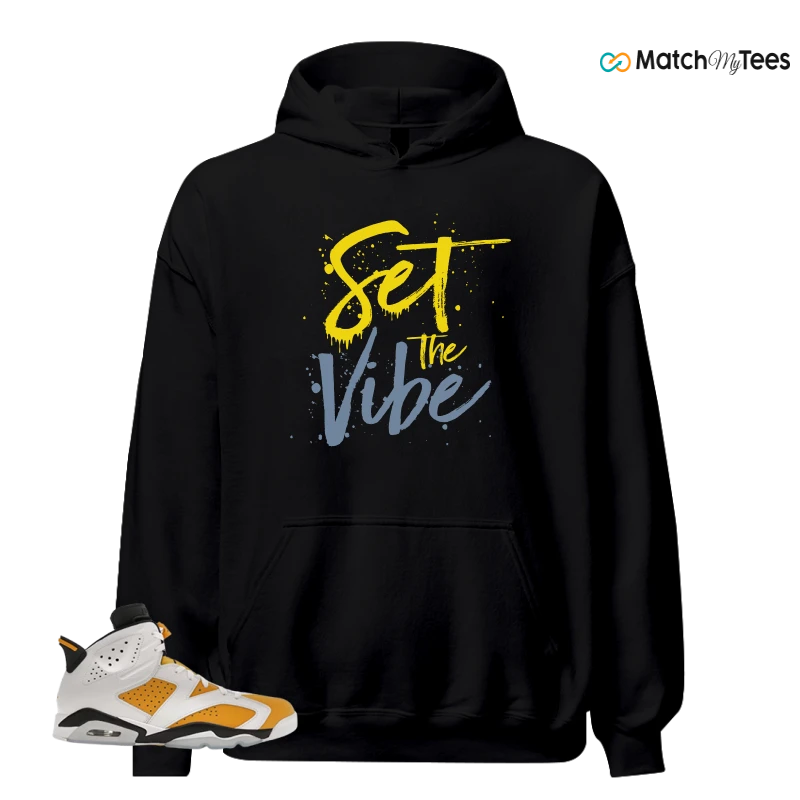 NIKE AIR JORDAN 6 YELLOW OCHRE SNEAKER Matching Tees hoodie