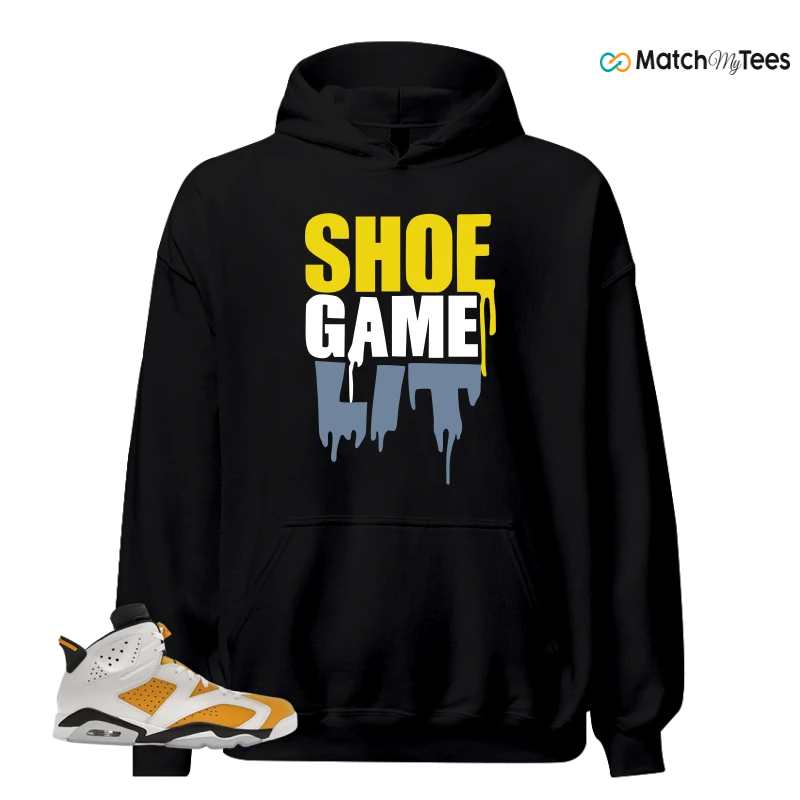 NIKE AIR JORDAN 6 YELLOW OCHRE SNEAKER Matching Tees hoodie