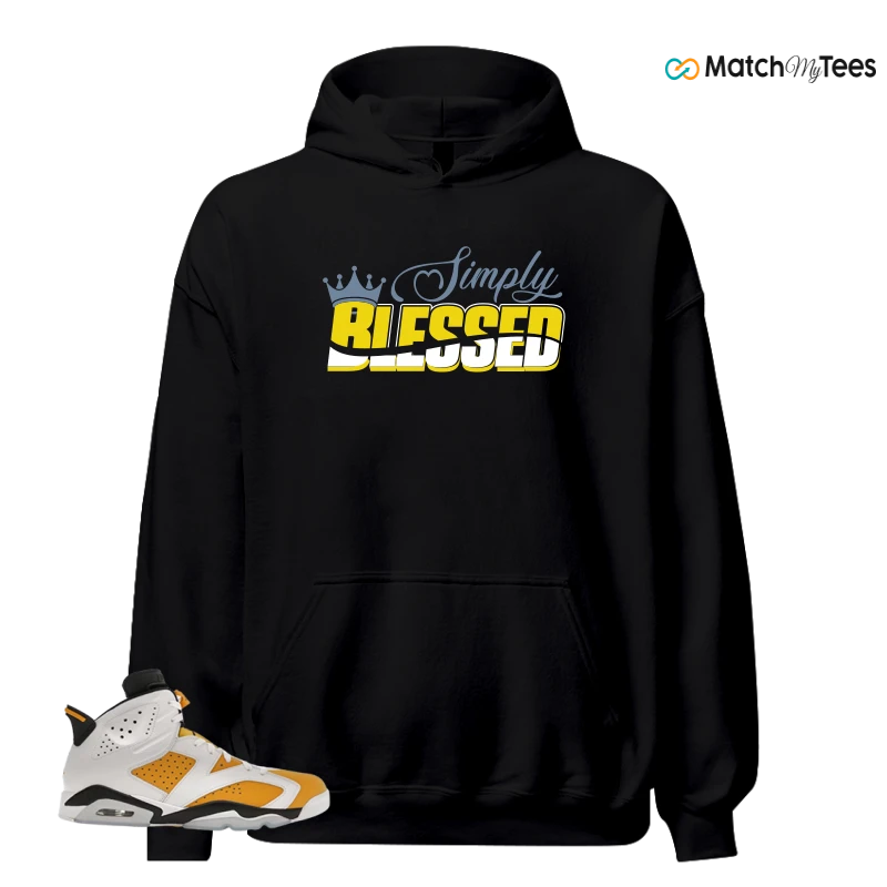NIKE AIR JORDAN 6 YELLOW OCHRE SNEAKER Matching Tees hoodie