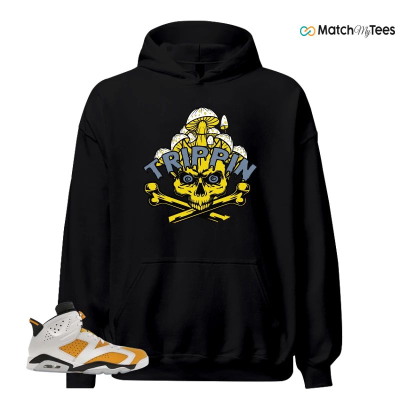 NIKE AIR JORDAN 6 YELLOW OCHRE SNEAKER Matching Tees hoodie