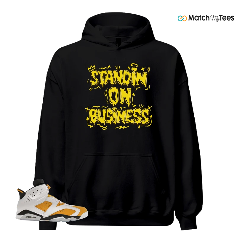 NIKE AIR JORDAN 6 YELLOW OCHRE SNEAKER Matching Tees hoodie
