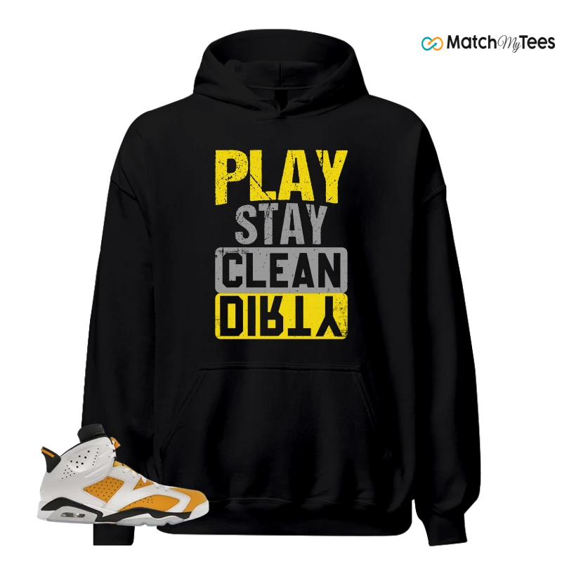 NIKE AIR JORDAN 6 YELLOW OCHRE SNEAKER Matching Tees hoodie
