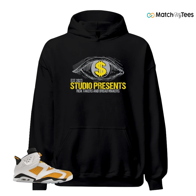 NIKE AIR JORDAN 6 YELLOW OCHRE SNEAKER Matching Tees hoodie