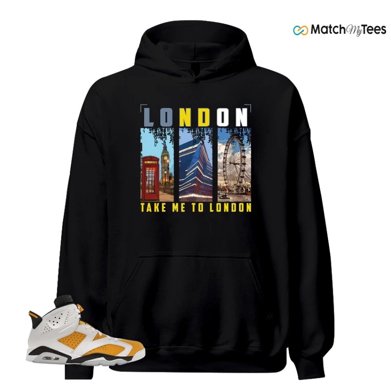 NIKE AIR JORDAN 6 YELLOW OCHRE SNEAKER Matching Tees hoodie