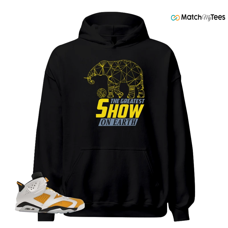 NIKE AIR JORDAN 6 YELLOW OCHRE SNEAKER Matching Tees hoodie