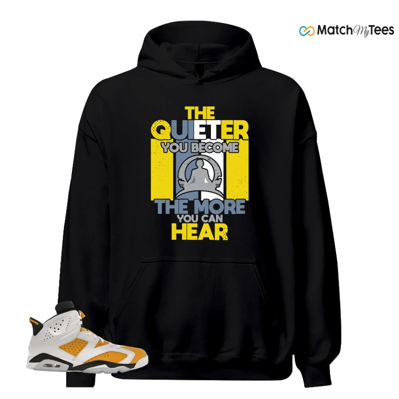 NIKE AIR JORDAN 6 YELLOW OCHRE SNEAKER Matching Tees hoodie