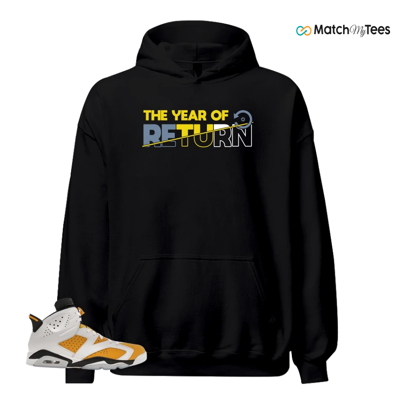 NIKE AIR JORDAN 6 YELLOW OCHRE SNEAKER Matching Tees hoodie