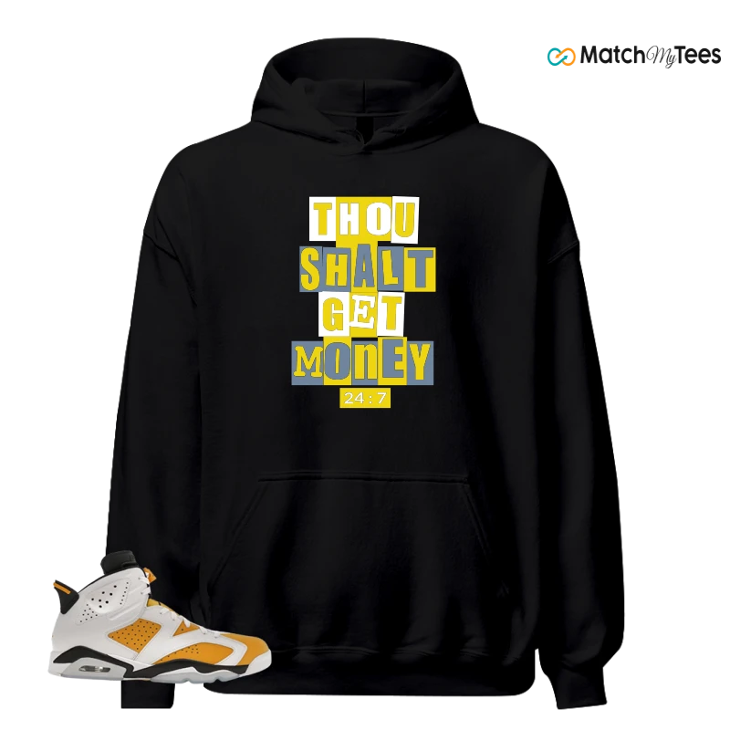 NIKE AIR JORDAN 6 YELLOW OCHRE SNEAKER Matching Tees hoodie