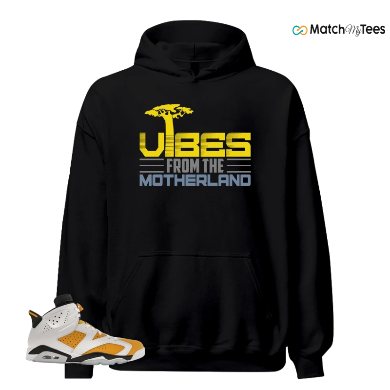 NIKE AIR JORDAN 6 YELLOW OCHRE SNEAKER Matching Tees hoodie