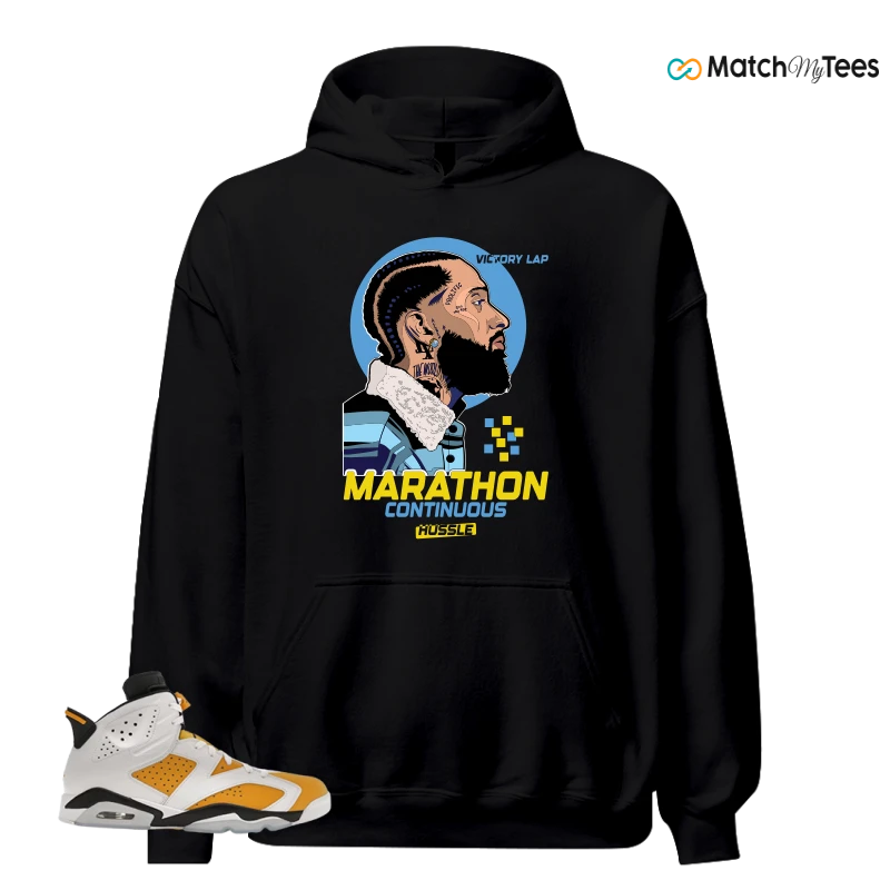 NIKE AIR JORDAN 6 YELLOW OCHRE SNEAKER Matching Tees hoodie