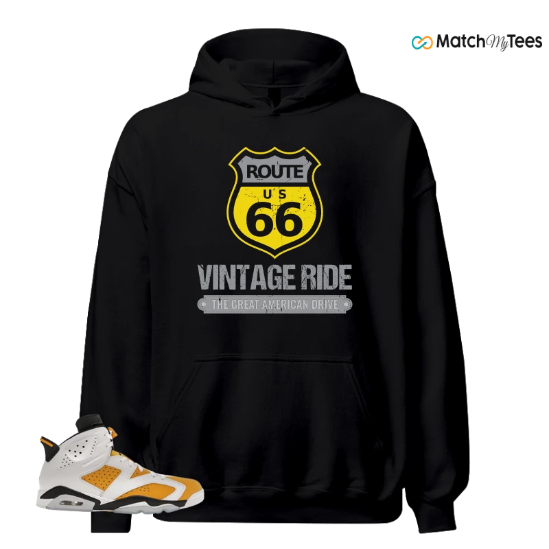NIKE AIR JORDAN 6 YELLOW OCHRE SNEAKER Matching Tees hoodie