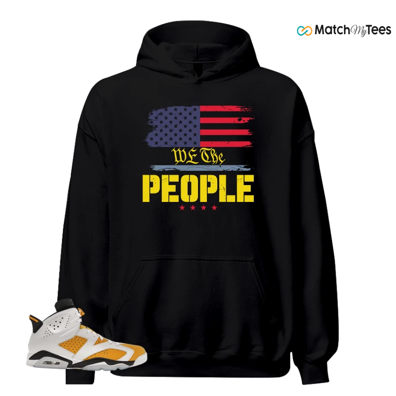 NIKE AIR JORDAN 6 YELLOW OCHRE SNEAKER Matching Tees hoodie