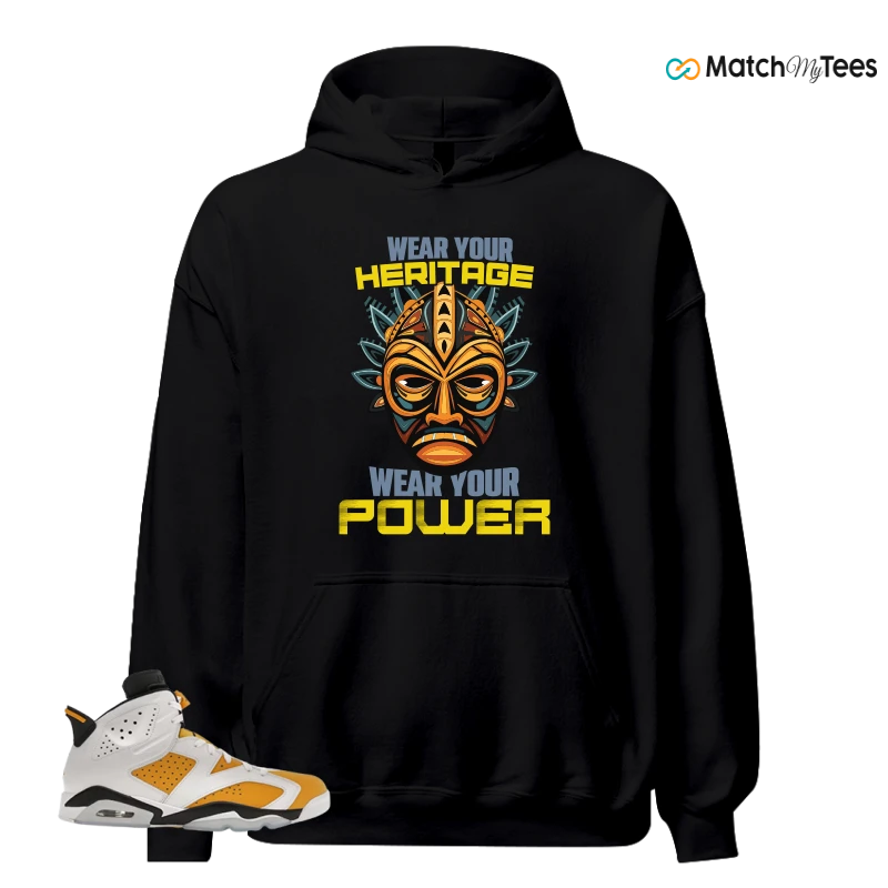 NIKE AIR JORDAN 6 YELLOW OCHRE SNEAKER Matching Tees hoodie