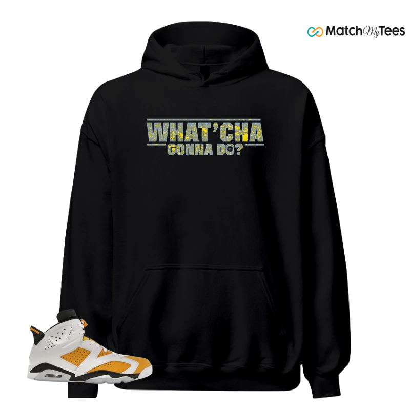 NIKE AIR JORDAN 6 YELLOW OCHRE SNEAKER Matching Tees hoodie